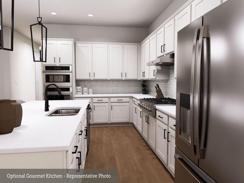 Furnished interior view inside a new home in COLTON - Reserve Collection, Todd Mission (Image 11).