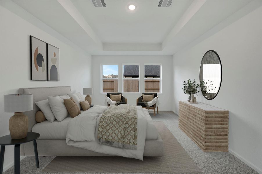 Spacious primary suite Spacious primary suite
