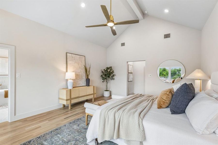 Furnished interior view inside a new home in , Richardson (Image 18).