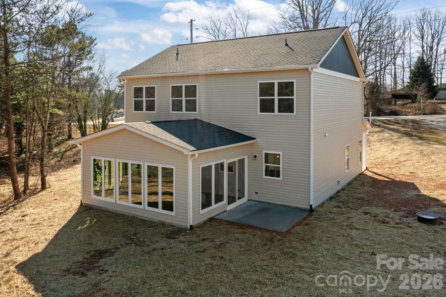 Exterior details and patio area of a home in , Lincolnton (Image 36).