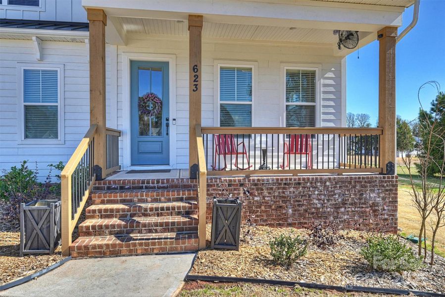 Welcoming front porch Welcoming front porch
