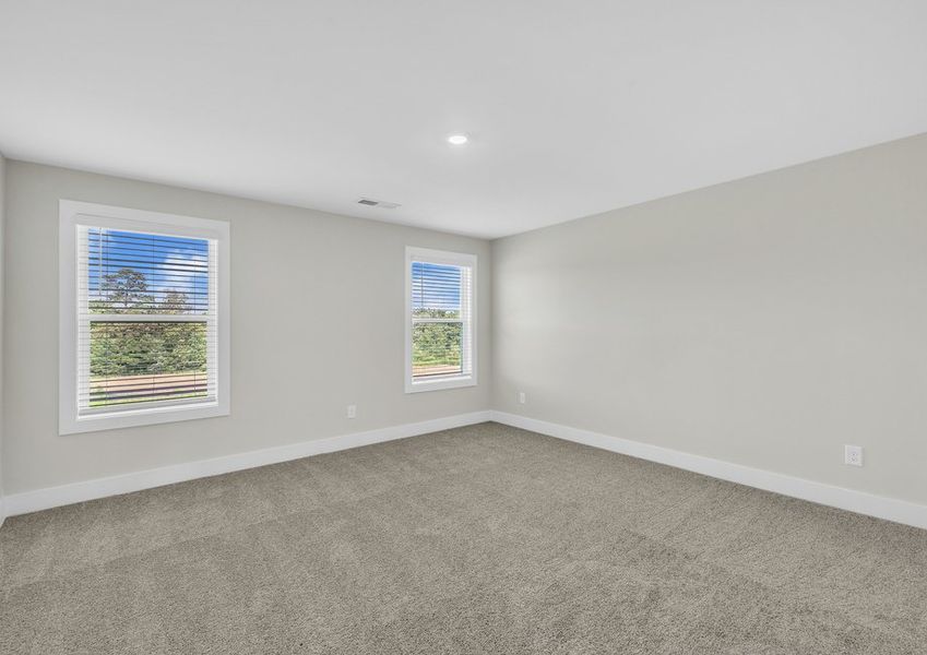 Each bedroom has its own closet.