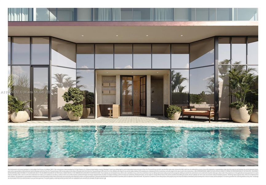 Exterior details and patio area of a home in , Miami (Image 14). Exterior details and patio area of a home in , Miami (Image 14).