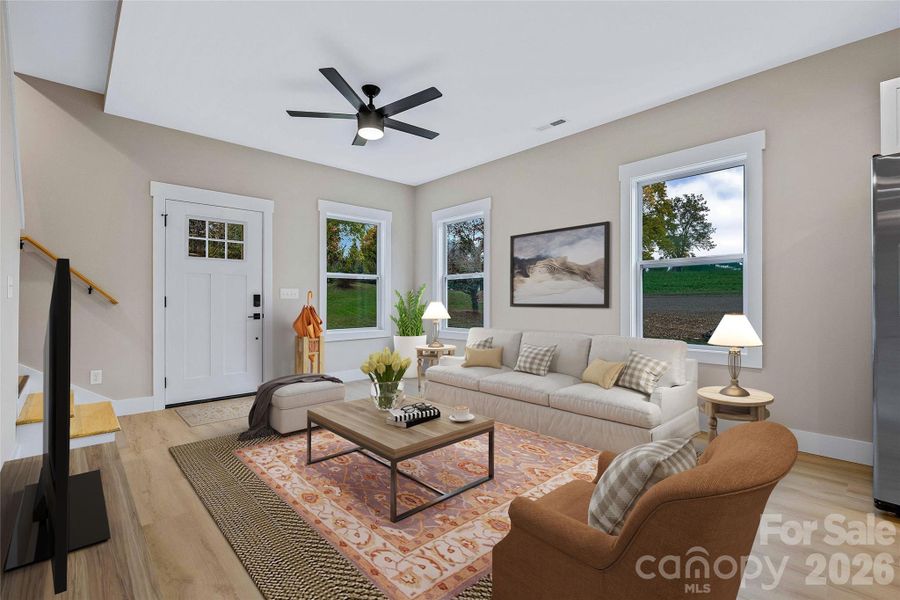 Furnished interior view inside a new home in , Alexander (Image 4).