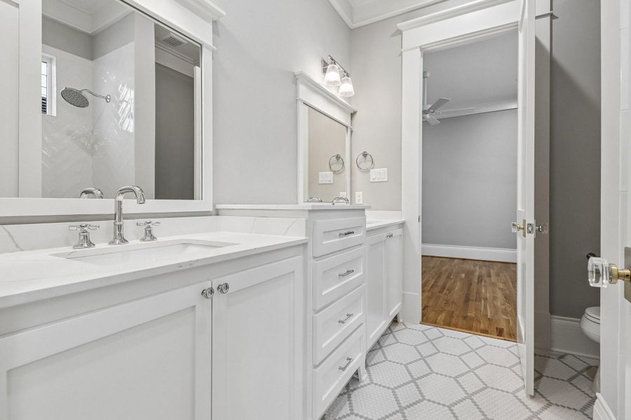 Furnished interior view inside a new home in , Houston (Image 18).