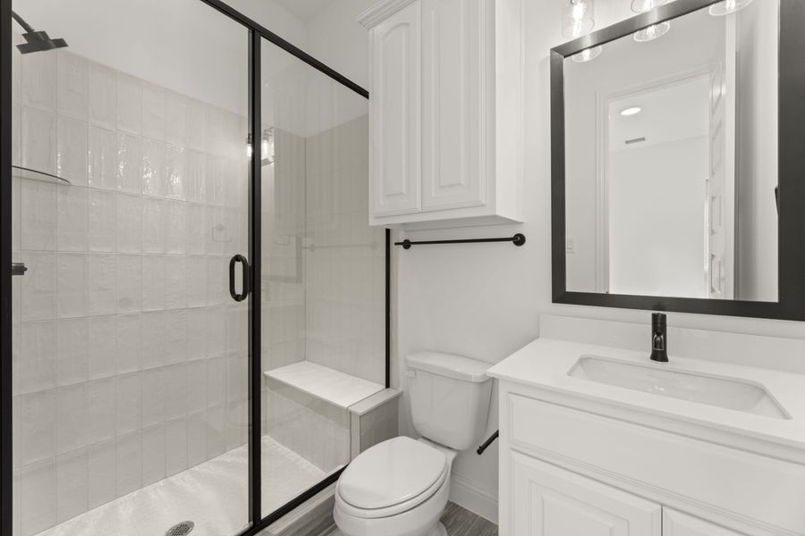 Representative furnished interior of a home built from the Somerset by Windsor Homes in Winding Creek, Rockwall (Image 16).