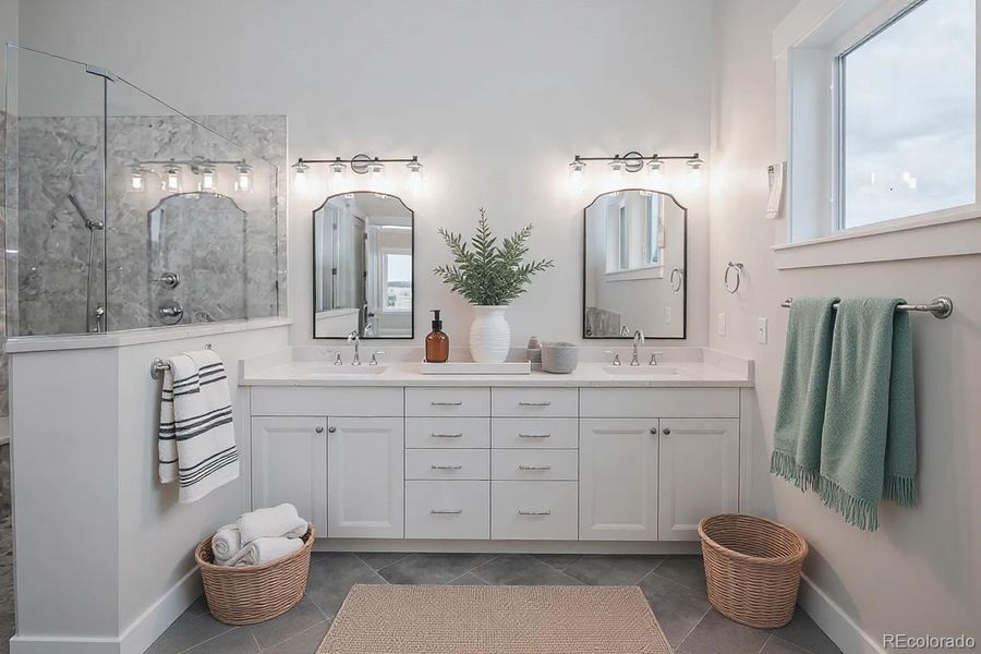 Furnished interior view inside a new home in , Kiowa (Image 12).