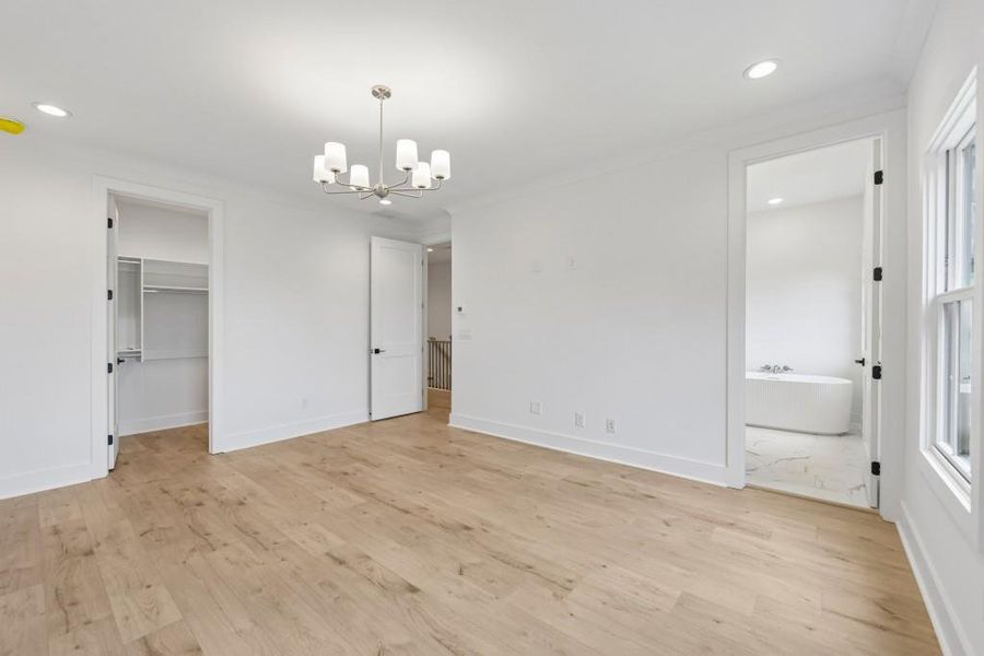 Spacious, unfurnished interior of a new home in Skyview On Broad, Sugar Hill (Image 36).