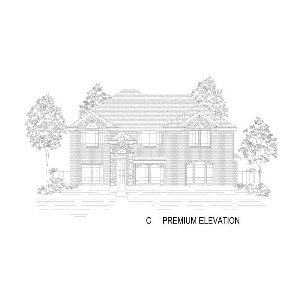 Representative rendering of the exterior for the Stonehaven 2FS by First Texas Homes (Image 13). Representative rendering of the exterior for the Stonehaven 2FS by First Texas Homes (Image 13).