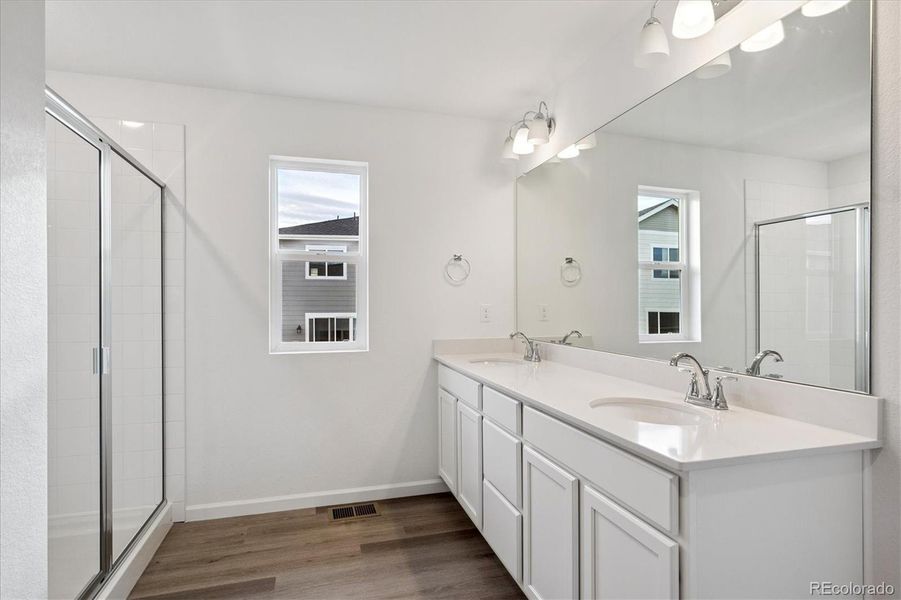 Furnished interior view inside a new home in Fossil Creek, Windsor (Image 7).