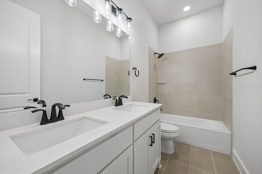 Furnished interior view inside a new home in Coppenger Place, Godley (Image 14).