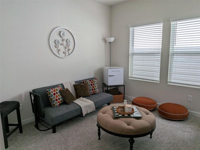 Furnished interior view inside a new home in McClendon Park Village, Houston (Image 17).