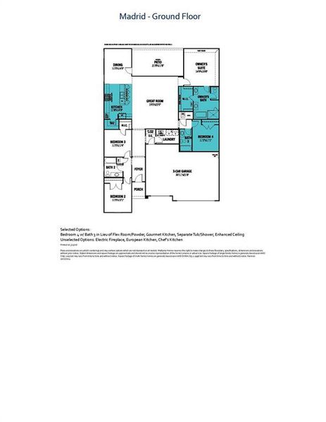 Madrid - Floor Plan Madrid - Floor Plan
