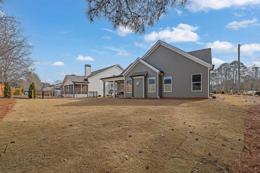 Exterior details and patio area of a home in , Canton (Image 3).