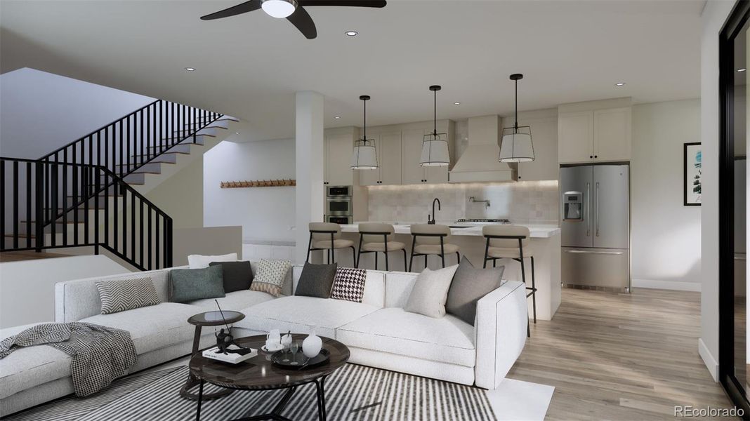 Living Room Rendering Living Room Rendering