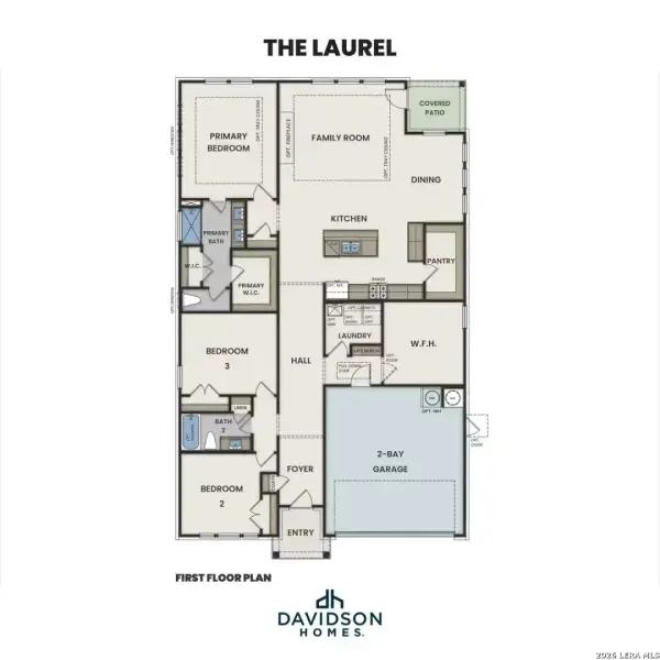 2D floor plan layout of this home in Saddle Creek Ranch, Cibolo, TX (Image 3). 2D floor plan layout of this home in Saddle Creek Ranch, Cibolo, TX (Image 3).