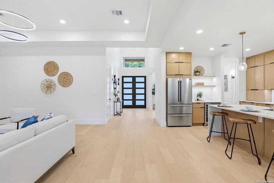 Furnished interior view inside a new home in , Boerne (Image 34).