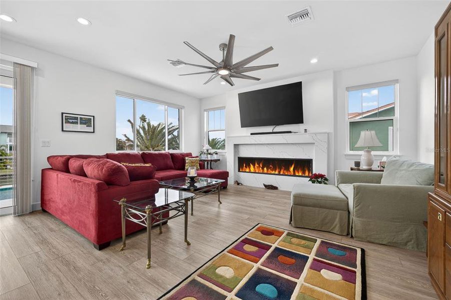 Furnished interior view inside a new home in , Indian Rocks Beach (Image 40).