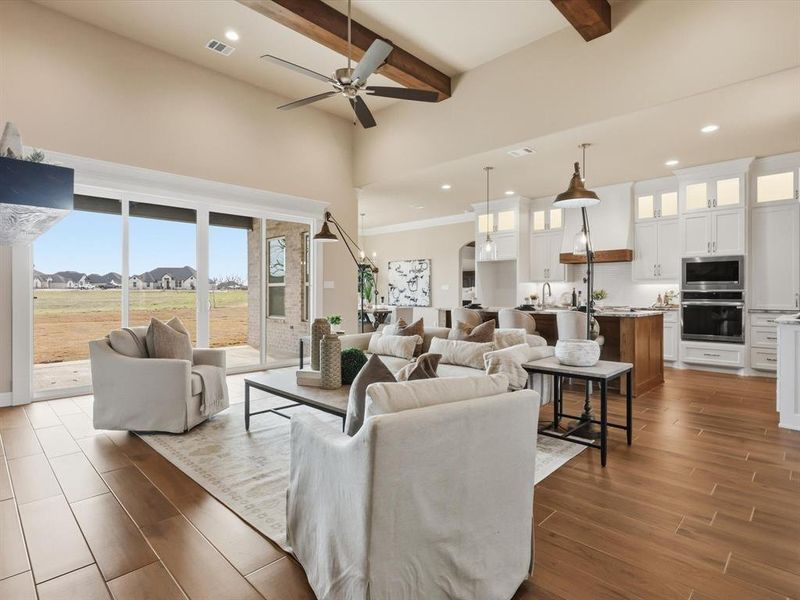 Furnished interior view inside a new home in , Granbury (Image 35).
