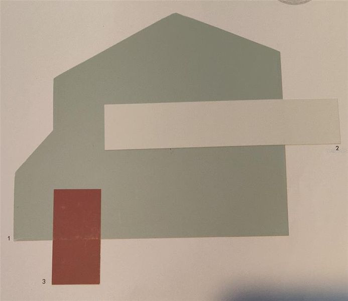 Sample of building materials used in homes in Sunset Landing, Spring Hill (Image 3).