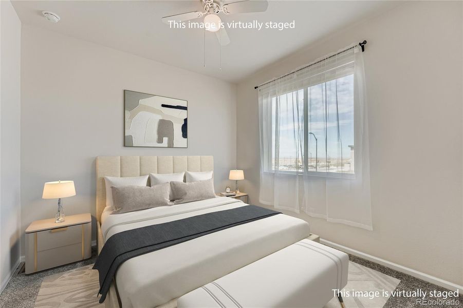 BEDROOM 2- VIRTUALLY STAGED