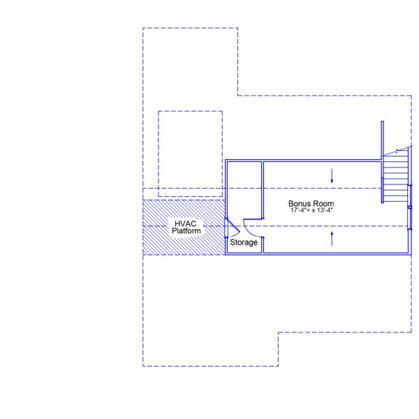 2D floor plan layout of this home in Hanes Lake, Winston-Salem, NC (Image 4).