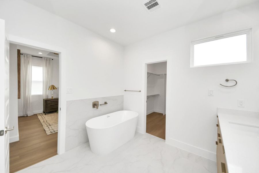 Furnished interior view inside a new home in , Houston (Image 25).