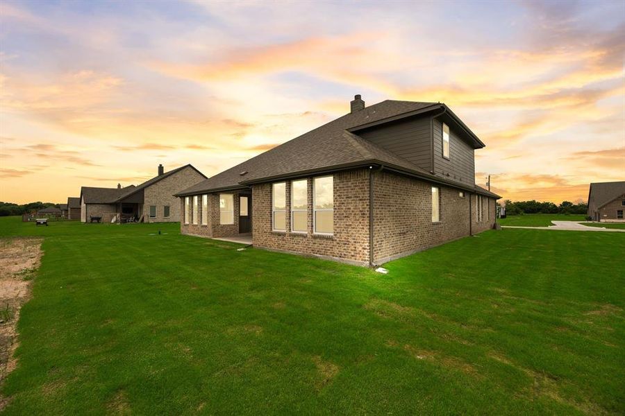 Exterior details and patio area of a home in Fannin Ranch, Leonard (Image 2). Exterior details and patio area of a home in Fannin Ranch, Leonard (Image 2).