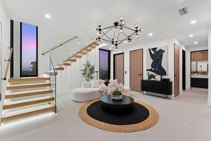 Furnished interior view inside a new home in , New Smyrna Beach (Image 36).