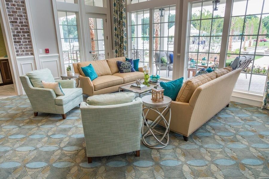 Furnished interior view inside a new home in Cresswind Charleston, Summerville (Image 6).