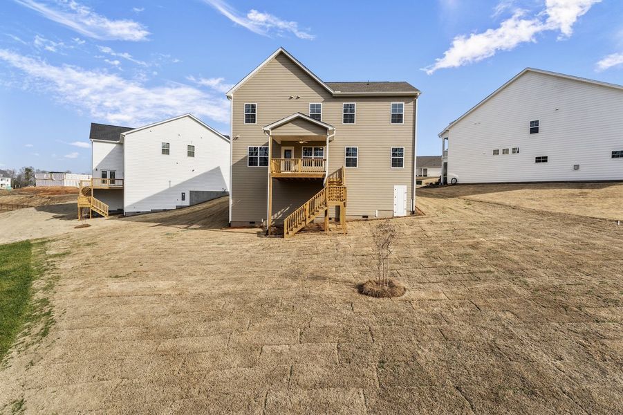 Exterior details and patio area of a home in Parris Meadows, Chesnee (Image 4).