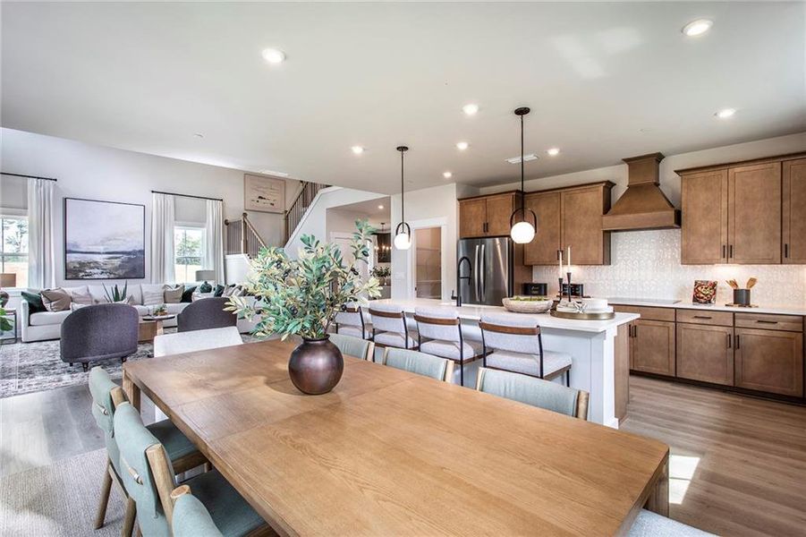 Furnished interior view inside a new home in Wisteria at GreenHouse, Marietta (Image 3).