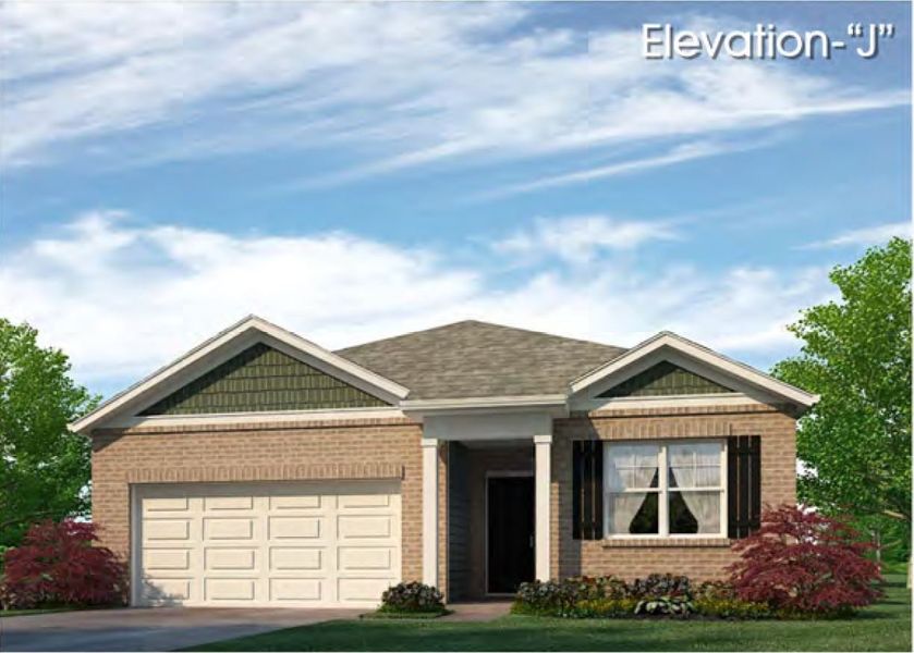 Representative exterior photo of a completed home built from the ARIA by D.R. Horton in Island Green, Myrtle Beach, SC (Image 21).