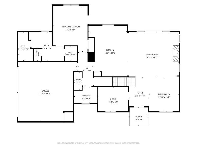 2D floor plan layout of this home in , Cornelia, GA (Image 3).