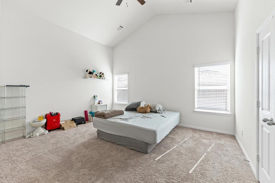 Furnished interior view inside a new home in Cypress Oaks North, Cypress (Image 13).