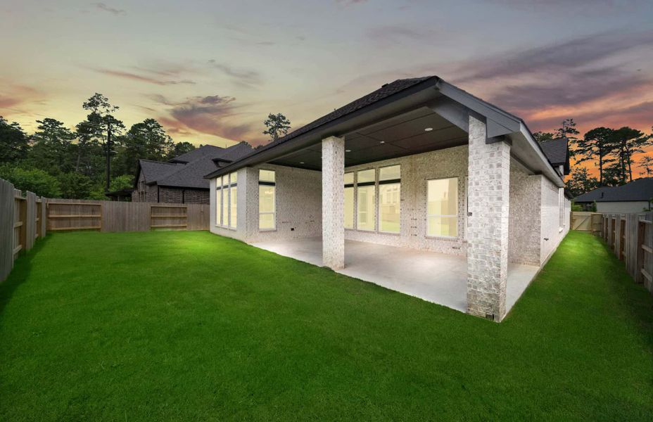 Representative exterior details of a home built from the 3049AU by Ravenna Homes in Audubon 60′, Magnolia (Image 26).