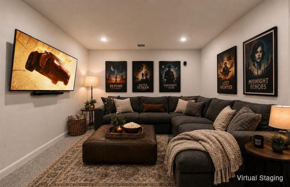 Furnished interior view inside a new home in , Waxahachie (Image 11).