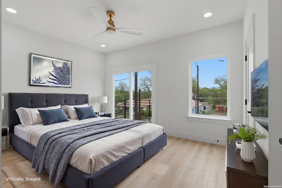 Furnished interior view inside a new home in , San Antonio (Image 14).