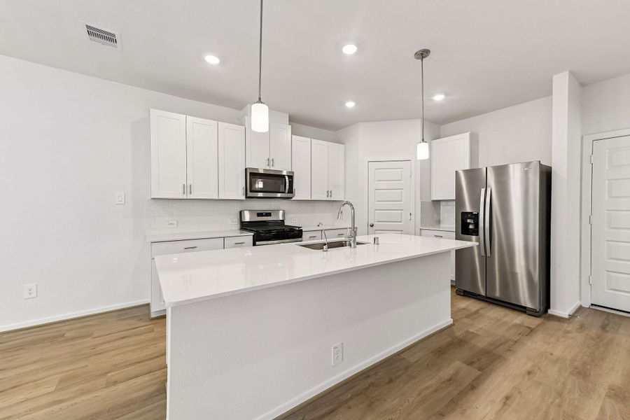 Furnished interior view inside a new home in Kemah Crossing - City Series, Kemah (Image 18).