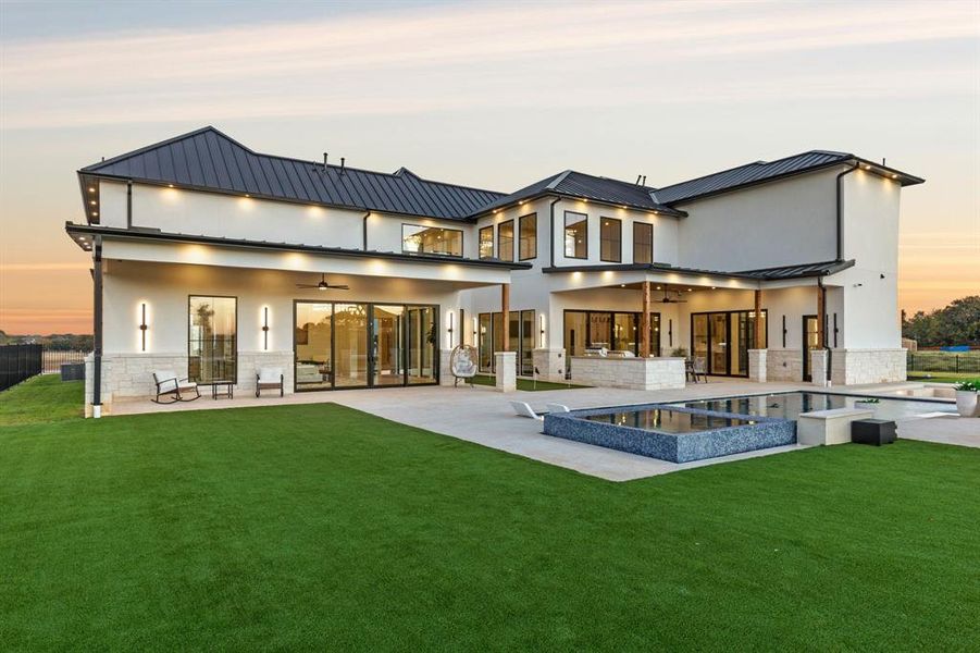 Exterior details and patio area of a home in , Bartonville (Image 3). Exterior details and patio area of a home in , Bartonville (Image 3).
