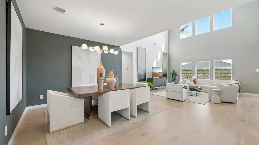 Furnished interior view inside a new home in Evergreen, Rosenberg (Image 8).