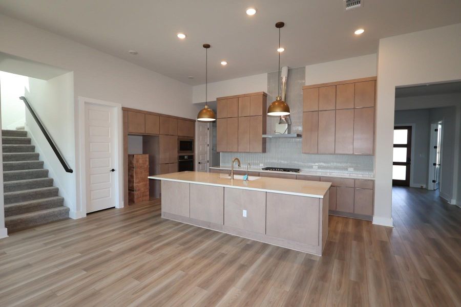 Furnished interior view inside a new home in Lariat, Liberty Hill (Image 7).