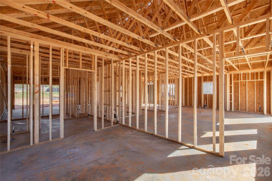 In-progress construction of a new home in , Clover, SC (Image 18).