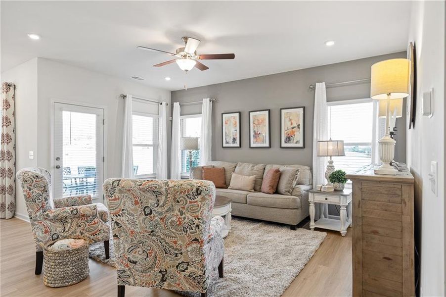 Furnished interior view inside a new home in Capstone Estates, Apison (Image 33). Furnished interior view inside a new home in Capstone Estates, Apison (Image 33).