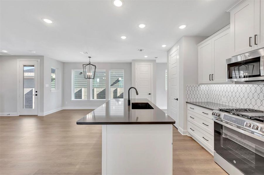 Furnished interior view inside a new home in Painted Tree Woodland West – Cottages, McKinney (Image 19).
