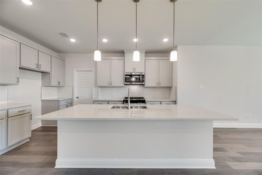 Furnished interior view inside a new home in Spiritas Ranch, Little Elm (Image 5).