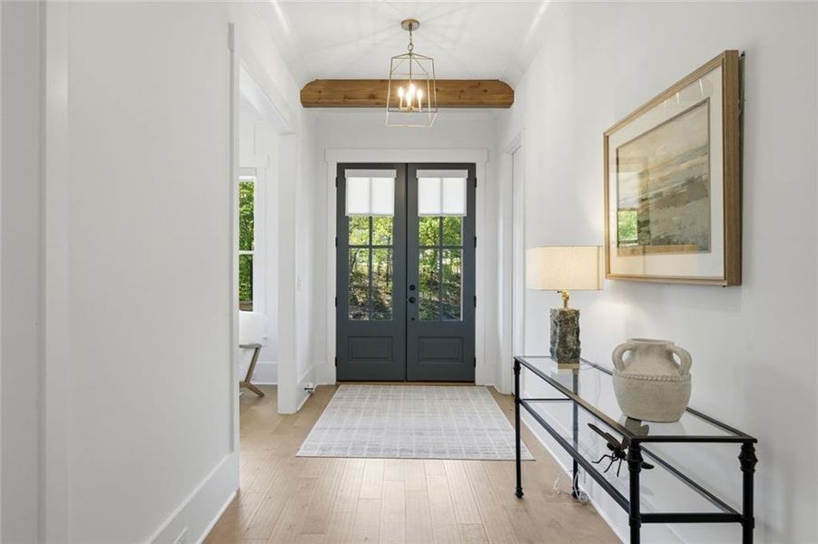 Furnished interior view inside a new home in Malone's Pond, Ball Ground (Image 16).