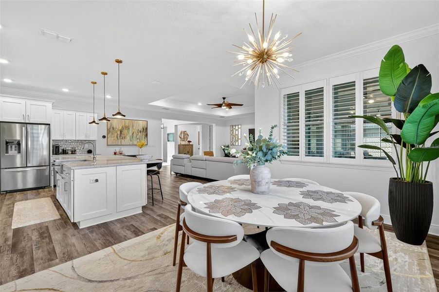 Furnished interior view inside a new home in , Ocala (Image 14).