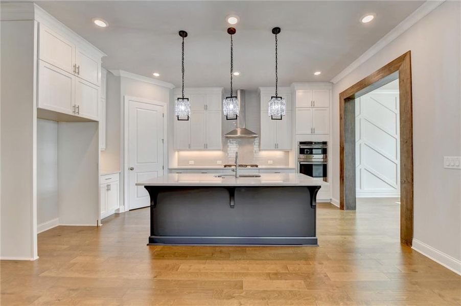 Furnished interior view inside a new home in , Buford (Image 12).
