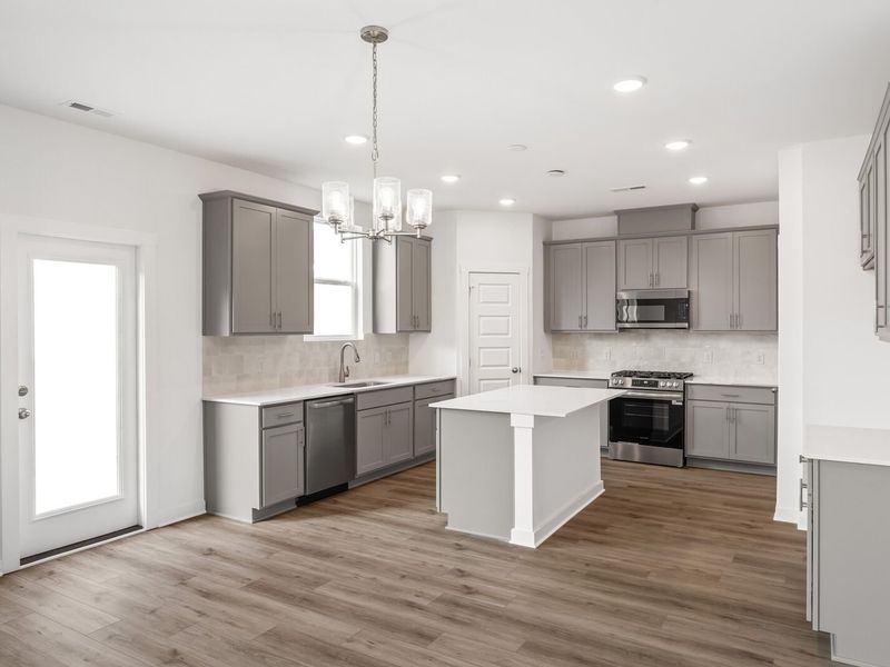 Furnished interior view inside a new home in Sage Farms, White House (Image 5).
